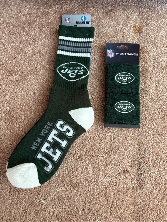 NFL Other - Brand New York jets socks and wristbands